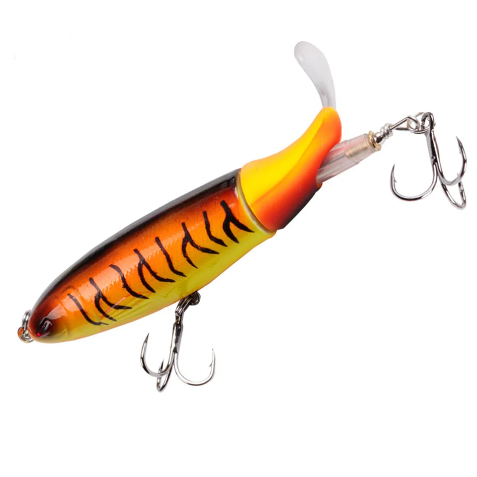 Popper Propeller Topwater Fishing Lures 13g Artificial Bait Hard Crankbait Wobblers Rotating Tail Fishing Tackle