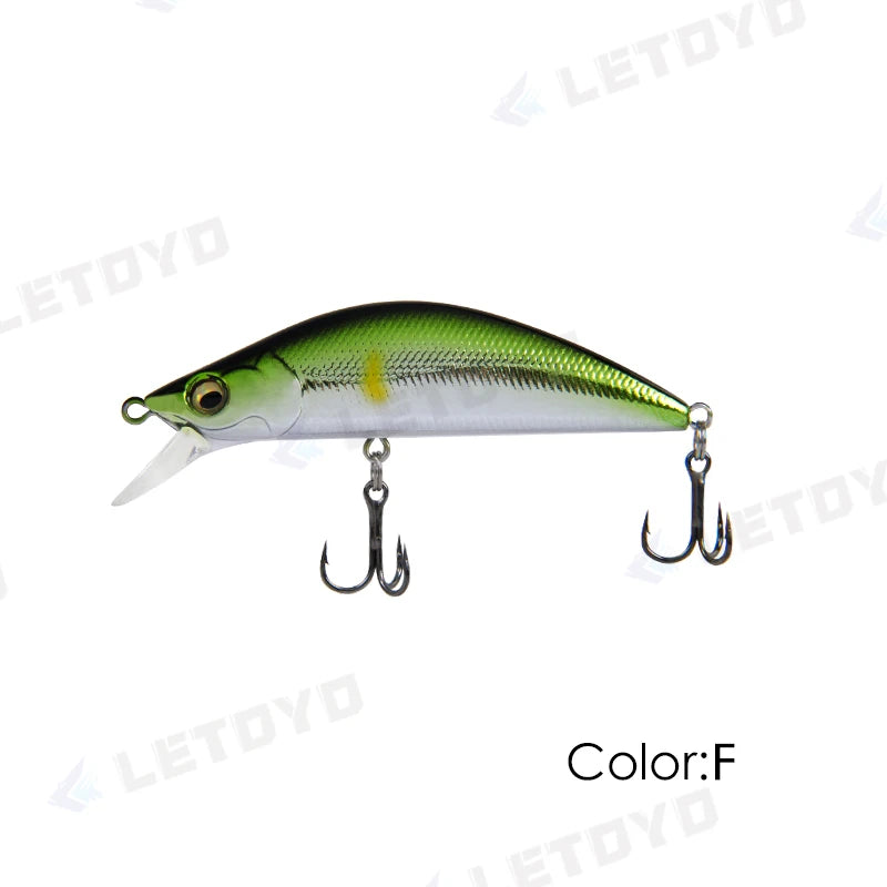 LETOYO 5g 50mm 8g 60mm 1.5-2.5m Depth Sinking Minnow Fishing Lure Artificiali Hard Baits Crankbait Wobblers Trout Bass Lure