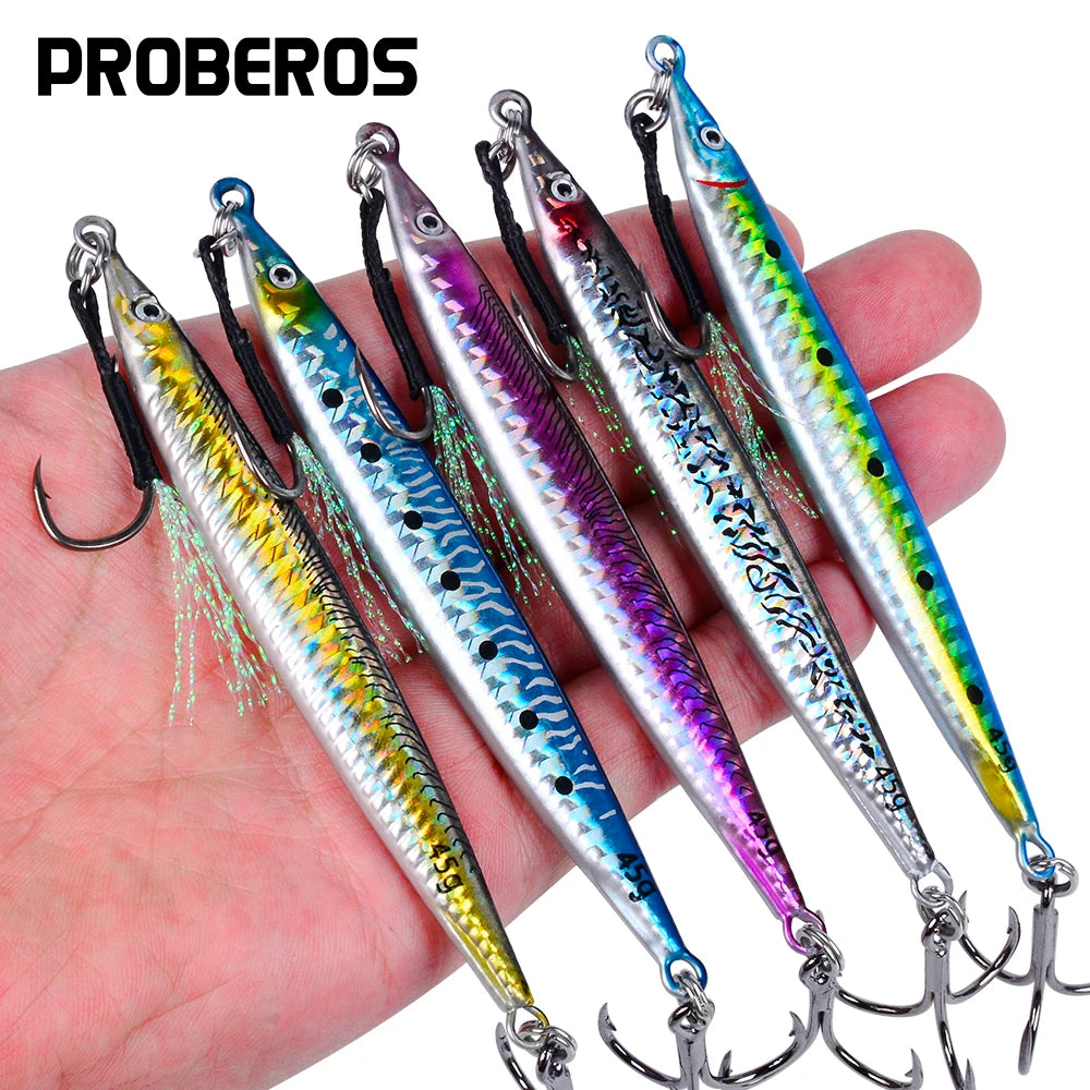 5pcs Highly Realistic 3D Printed Saltwater Fishing Lure with Enhanced Durability,14G/17G/21G/28G/35G/45G Artificial Bait Tackle