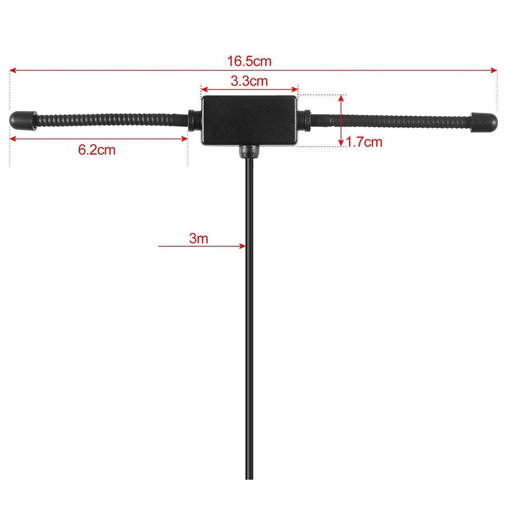 FM Dipole Antenna for Stereo Receiver Music System FM Radio Antenna Home Stereo Audio Video Home Theater Receiver