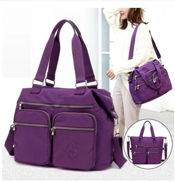 Women's Fashion Top-Handle Bag for Women Big Handbag Nylon Crossbody Bags Waterproof Shoulder bag purses and handbags bolsos sac