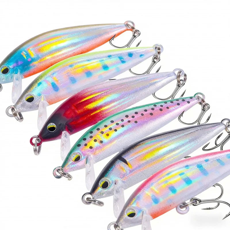 3GFloating Minnow Lua Lure5CMLength Freshwater Special Creek Fish Bass Crappie Mandarin Fish Horse Mouth Full Swimming Layer Bio
