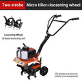 Two/Four Stroke Agricultural Garden Tools Gasoline Minitype Rotary Tiller Outdoor Multi-Functional Rotary Tiller Micro Tiller