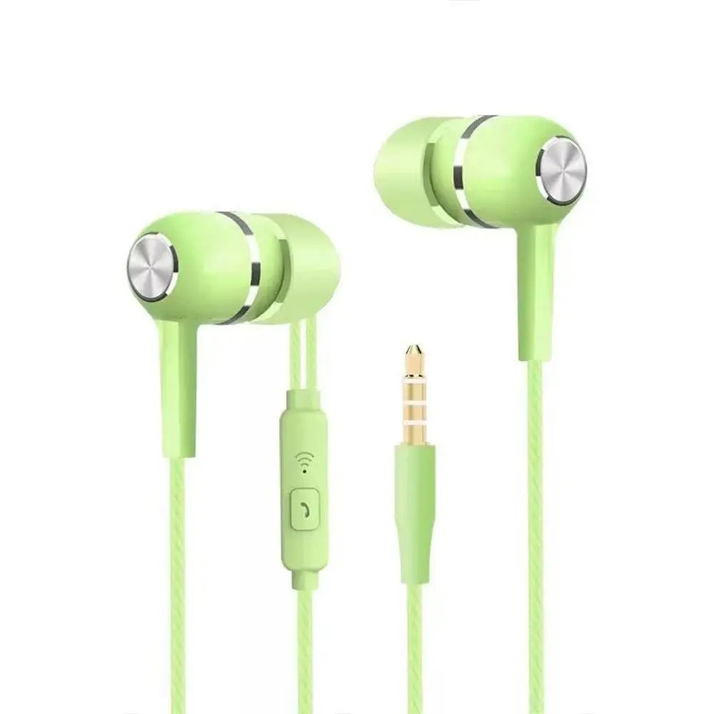 Stereo In-ear Headphones Portable High Definition 3.5mm Earphone Deep Bass Noise Canceling Music Earphones
