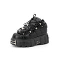 New Men's and Women's Fashion Increased Punk Boots High-quality Couple Breathable Lace-up Non-slip Casual Shoes Women's Shoes