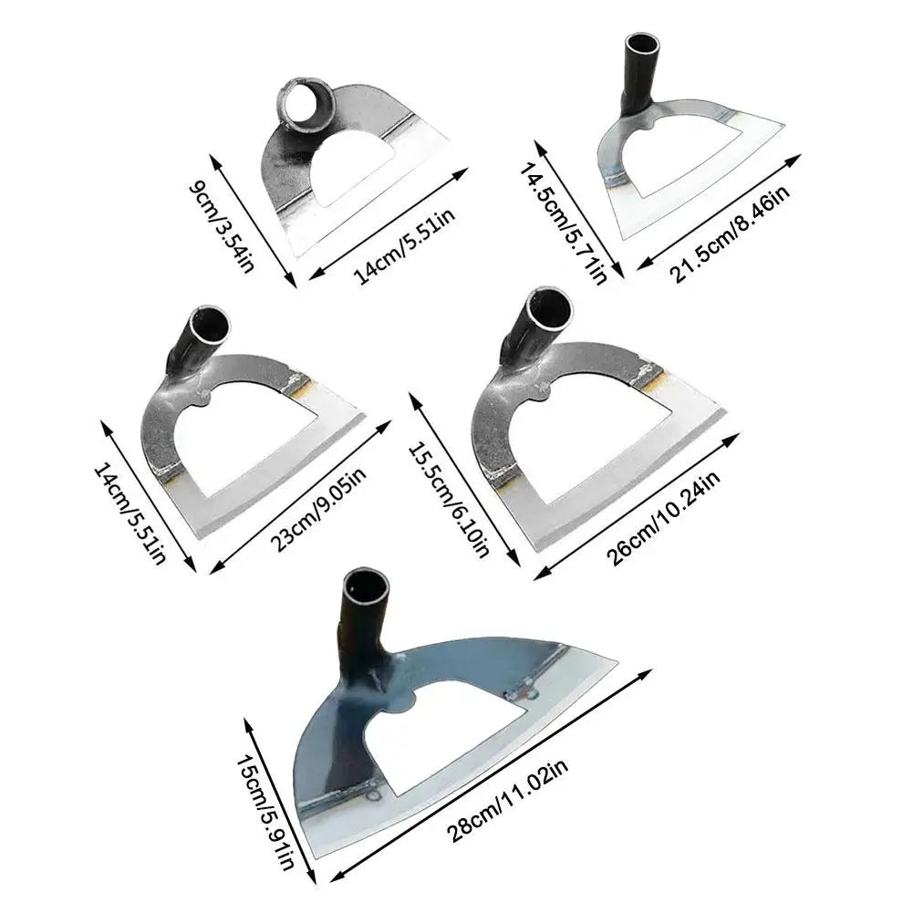 Shovel-shaped Hollow Hoe Weeding Rake Labor-saving Steel Weeding Hoe For Farm Gardening Soil Loosening Tools