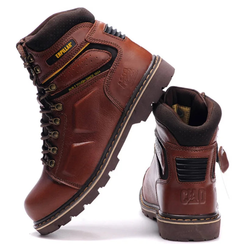 Hot Selling Men's And Women's Motorcycle Boots, Genuine Leather Couple's Workwear Boots, Outdoor Hiking Boots, Hiking Boot