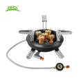 16000W Camping Gas Burner Mini Camp Stove Portable 5-Core Strong Power Gas Stoves Tourist Picnic Furnace BRS-201 For Camping