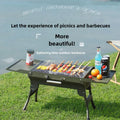 BBQ Grills Foldable Charcoal Grill Outdoor Camping Picnics Carbon Grills Butane/Propane Fuel Options