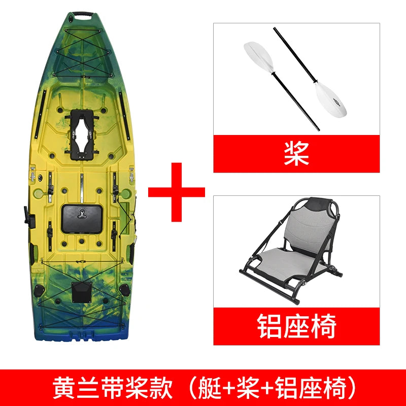 kayak pedal canoe single double boat fishing boat assault boat