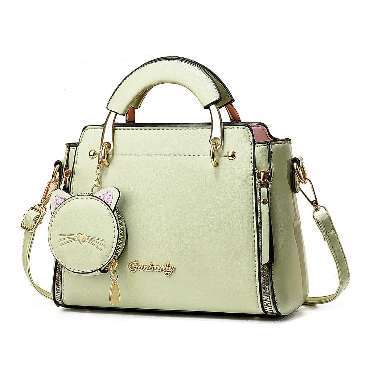 Women's bag new fashionable sweet handbag Korean version casual personality cat shoulder crossbody bag  SC051