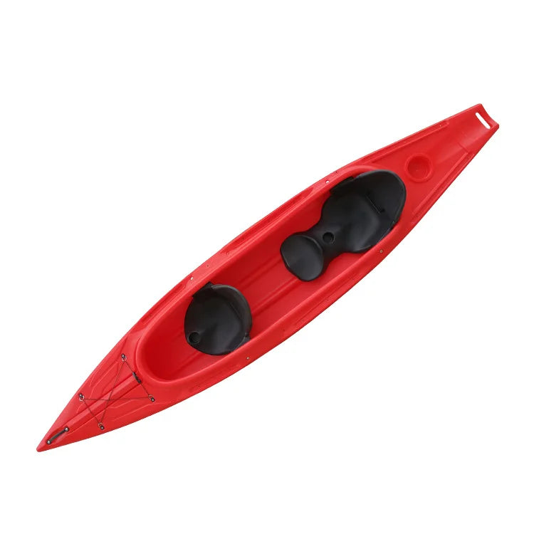 Single Double Triple Kayak Plastic Paddle Boat Canoe Ocean Boat Fishing Recreational Boat Club
