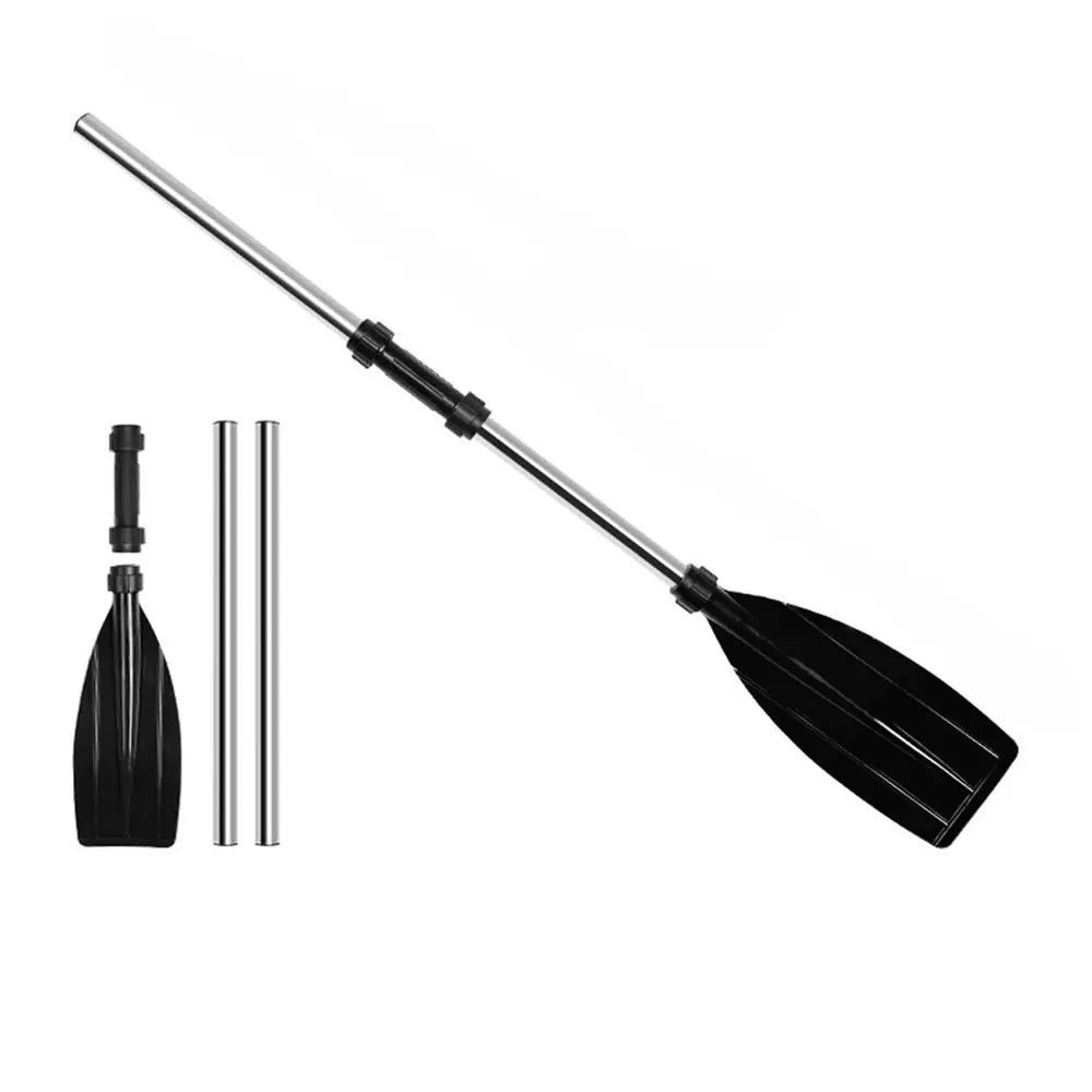 Aluminum Alloy Kayak Paddles Thicken Anti-twist Design Canoe Oars Detachable Portable Fishing Boat Pulp Boating Accessories