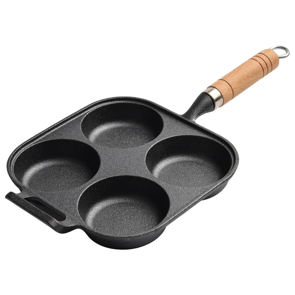 4/7 Cups Frying Pot Breakfast Maker Cooking Egg Pan Non-stick Griddle Pancake Steak Pan Thickened Mini Pancakes Maker Cookware