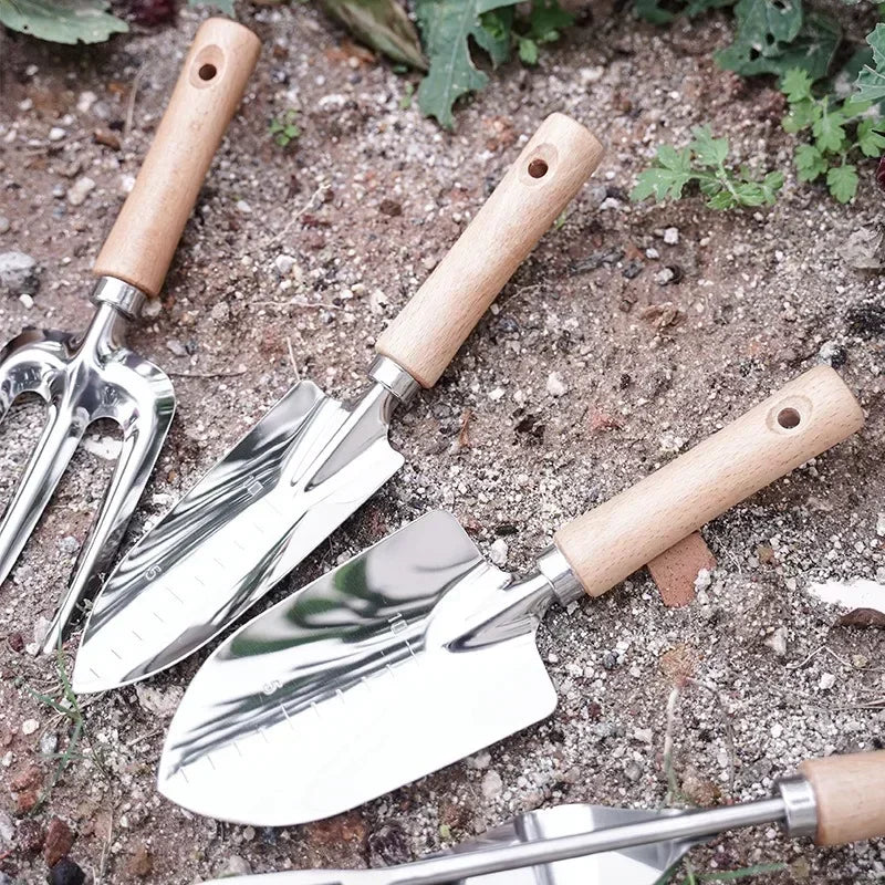 Garden Hand Tool Wide Shovel Hand Cultivator Rake Flowers Potted Household Plant Garden Tools for Digging Transplanting Weeding