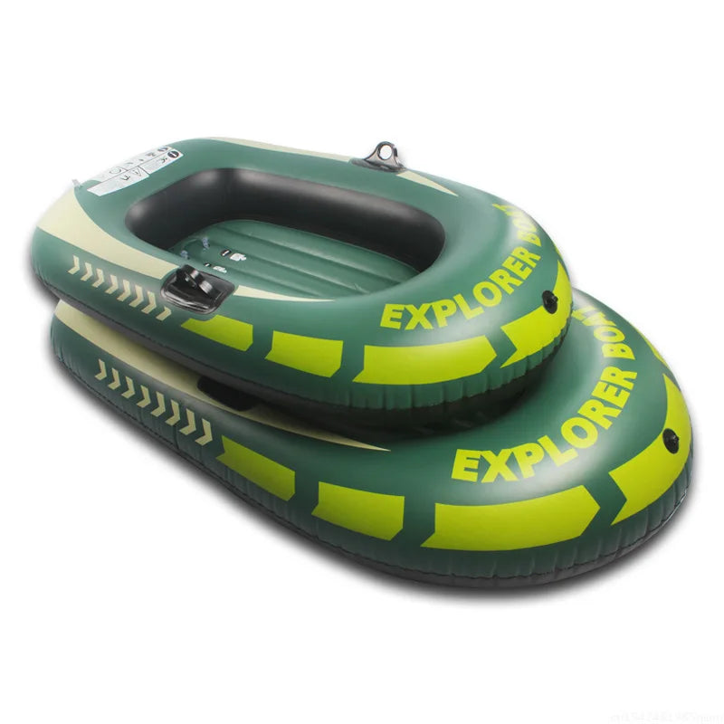 PVC Inflatable Kayak Canoe 1~2 Person Rowing Air Boat Fishing Boat Summer Rubber Boat Pvc Kayak Thickened Rafting Boat New