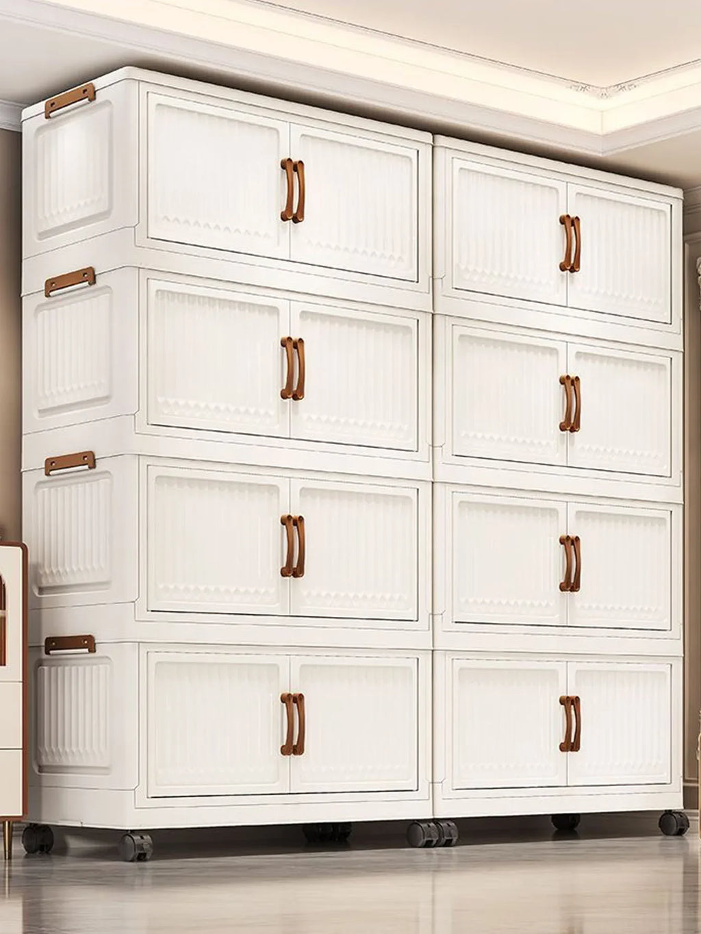 Home Bathroom Vanity Drawer Storage Cabinet Sundries Organizer for Bedroom Kitchen - Compact Utilitarian Furniture