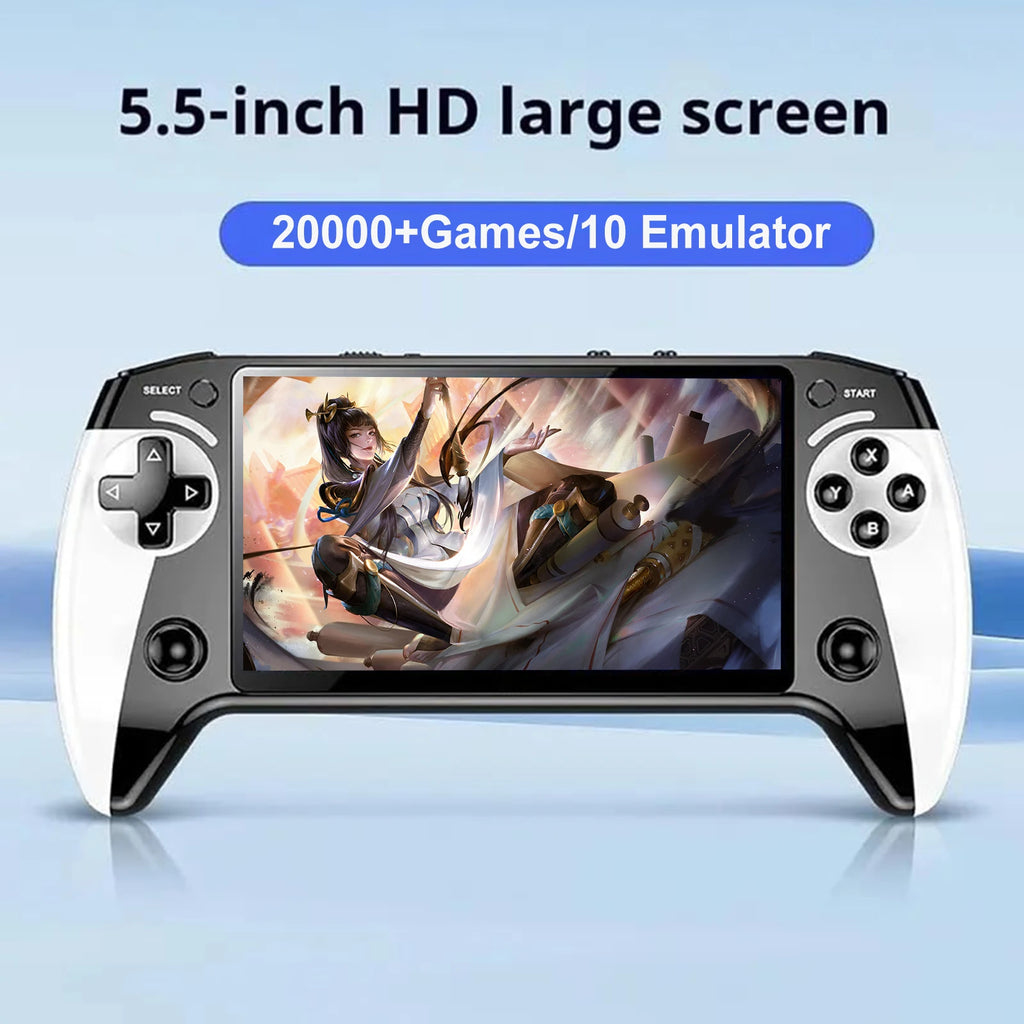 Handheld Game Console 5.5 Inch Screen Retro Handheld Video Game Console with 20000+ Games Game Player for Kids Adults