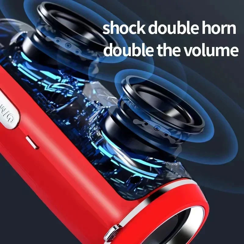 Caixa De Som  Portable Wireless Speaker Bluetooth 200W High Power Outdoor Audio 3D Stereo Surround TWS FM Voice RHDE Promotion