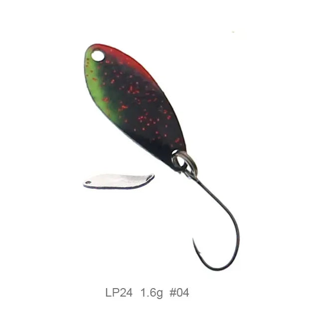 Fishing  Spoon Trout Lures1.5g 25mm UV Colors Ultralight Fishing Tackle Freshwater Artificial Bait