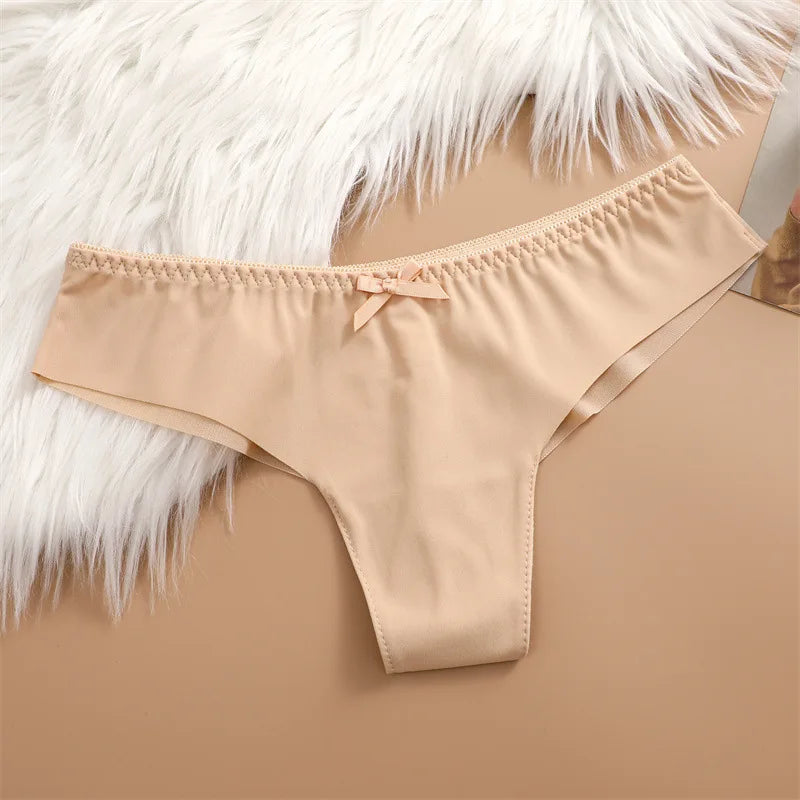 Soft Seamless Panties Women's Summer Comfortable Briefs Sexy Back Mesh Underwear Female XS-XL Underpants Stretchy Panties