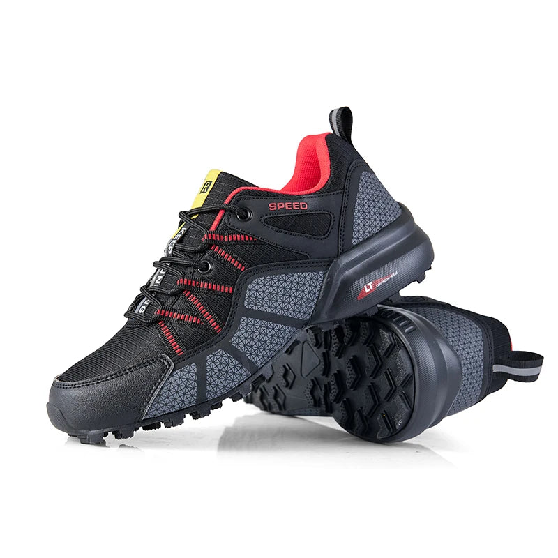 New Men Shoes Waterproof Hiking Sports Shoes Outdoor Hiking Training Shoes Men Lightweight Non-Slip Woodland Hunting Work Shoes
