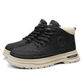 Men's Denim Boots Versatile High Top Casual Sports Shoes Trainer Outdoor Fashion Wear-resistant Running Shoes Motorcycle Boots