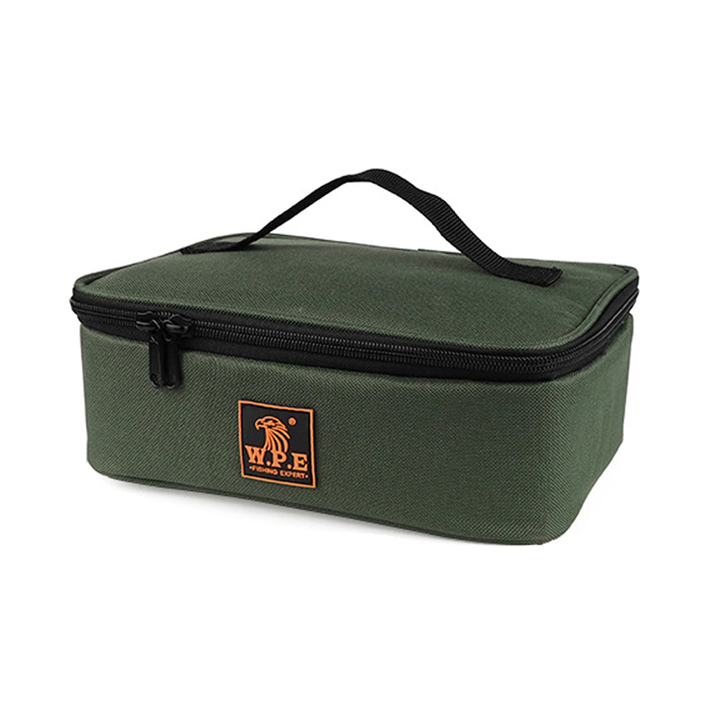 Fishing Tackle Bag Water-resistant Fishing Lure Reel Storage Bag Fishing Gear Accessories Carry Bag Case