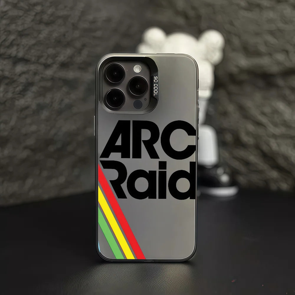 Game A-Arc Raiders phone case For iPhone 12 11 13 14 15 16 17 Max Pro Plus Mini Protective IMD Color Cover