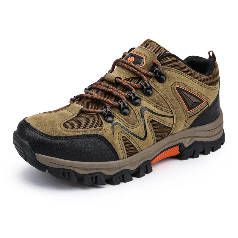 New Mens Hiking Shoes Breathable Lace Up Trekking Male  Light Cushioning Outdoor Climbing Tourism Sneakers for Men Trekking Shoe