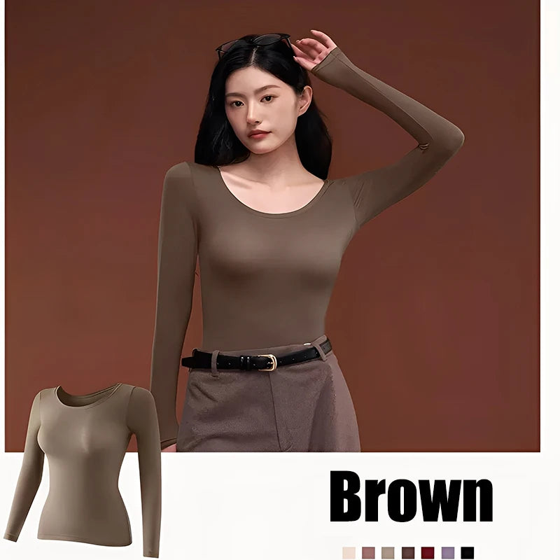 1/2Pcs Flarixa Seamless Thermal Underwear Set Women First Layer Thermal Top Long Johns Suit Winter Thermo Clothing Ladies Thin