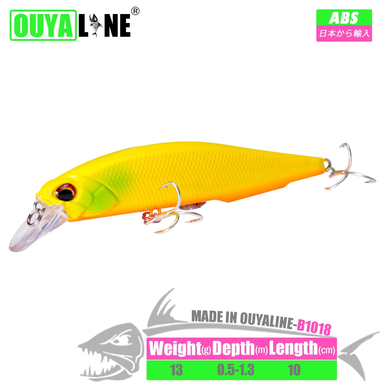Fishing Lure Minnow Weights 13g 10cm Isca Artificial Depth 0.5-1.3m Bait Pesca Wobblers Pike Carp Fish Tackle Leurre Accessories