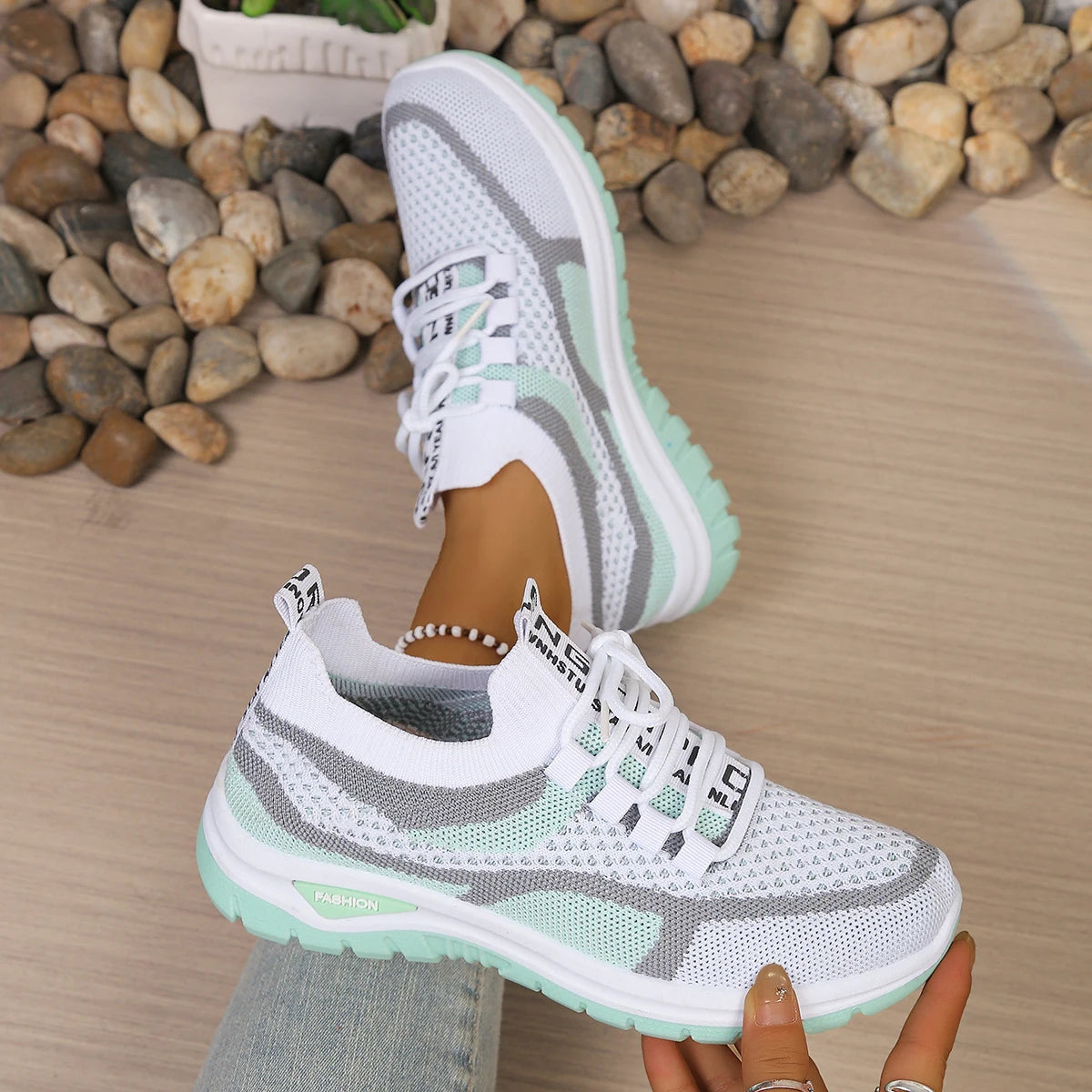 Women's Two-Tone Casual Sneakers