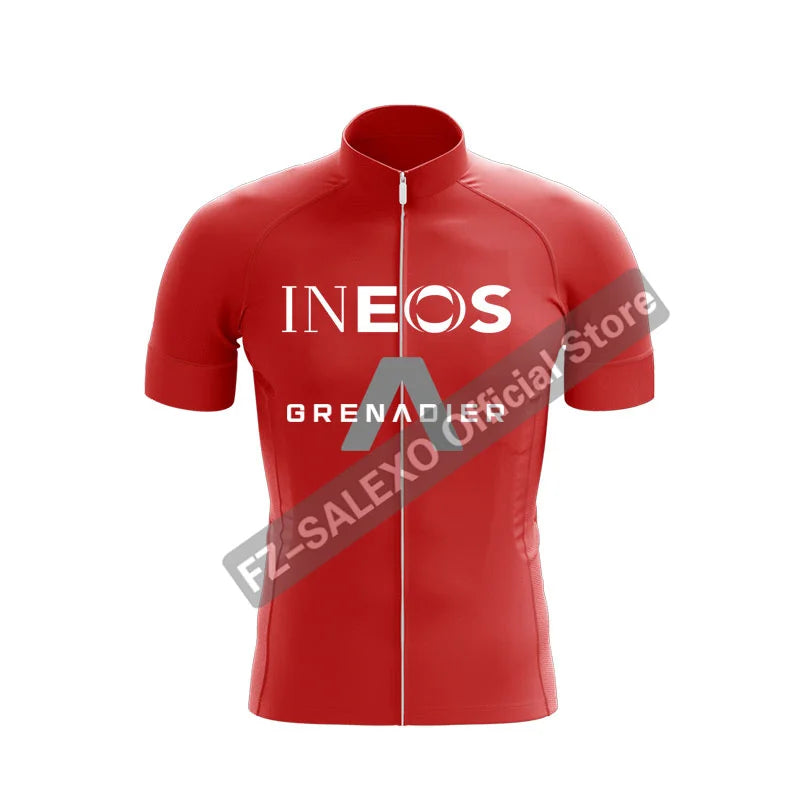 INEOS Cycling Set Men Summer Cycling Jerseys Set Short Sleeve Mountian Bike Clothing Racing Bicycle Clothes Ropa Ciclismo Hombre