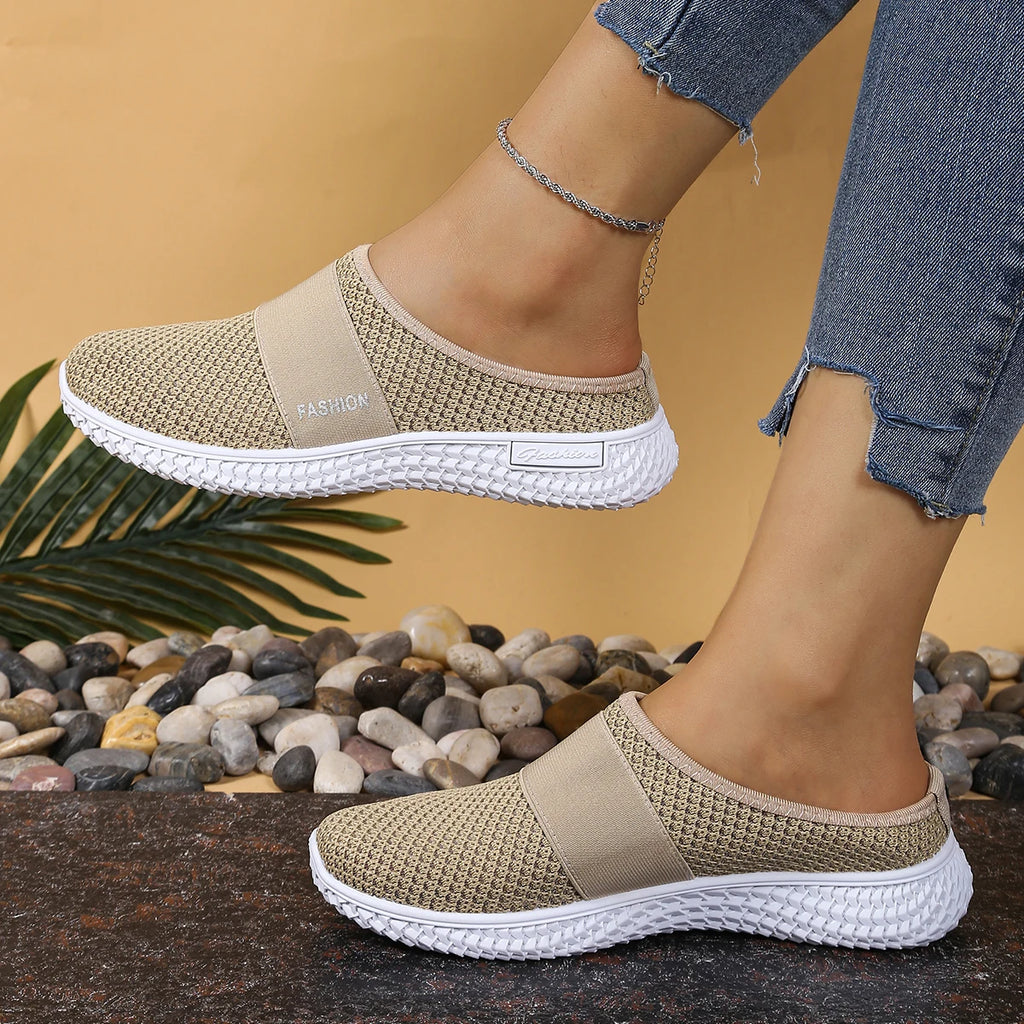 women's shoes Solid Color Mules, women's summer shoes free shippiing shoes Slippers for women Comfortable and breathable
