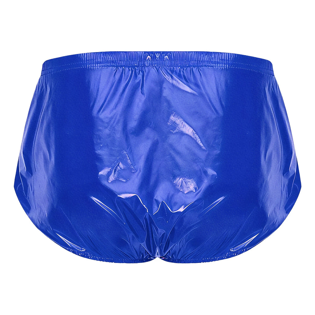 Mens Adaptive Underwear Waterproof Diaper Cover Front Pressing Buttons Anti-leak Briefs Bottoms for Elderly Special Needs