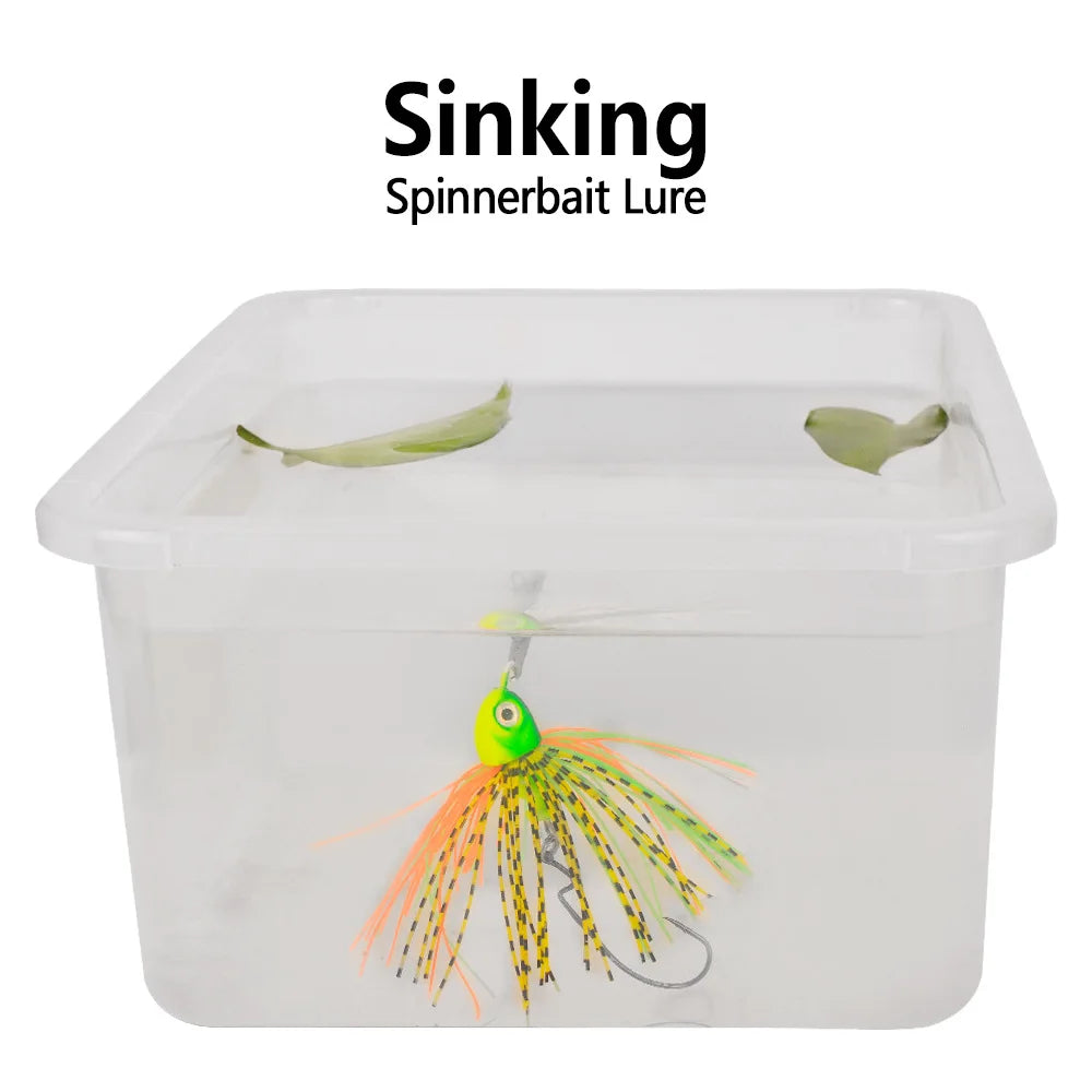 12g 15g 20g 25g Fishing Lure Spinner Bait Wobbler Buzzbait Chatte Bait Artificial rubber Skirt Chatter bait For Bass