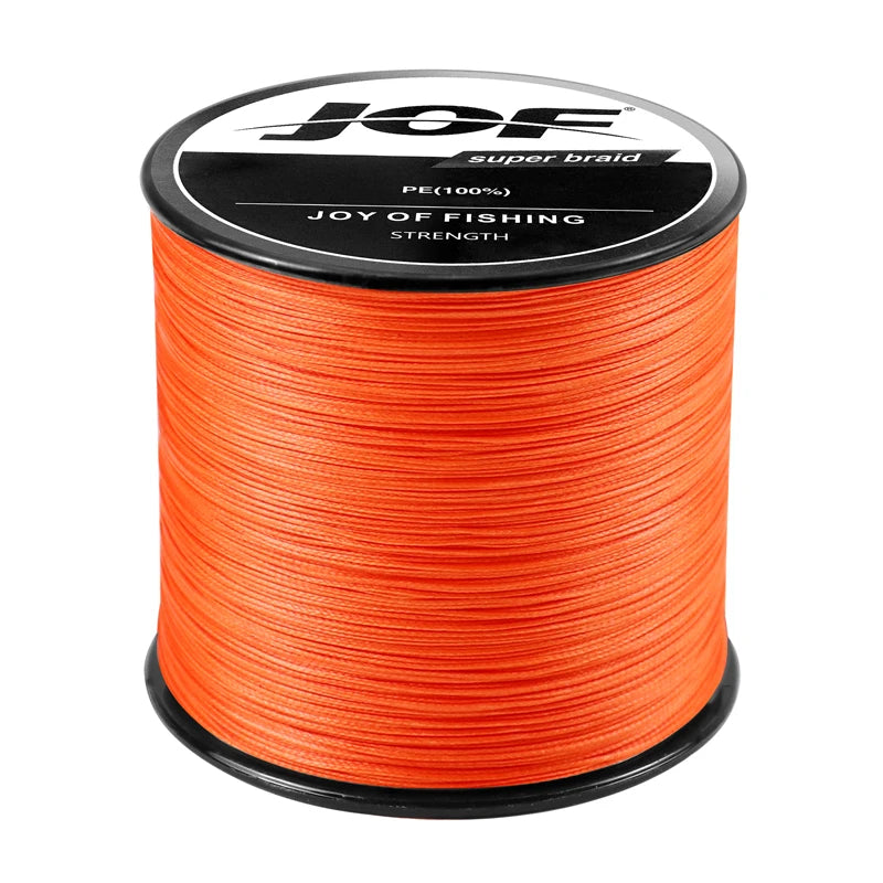 JOF Braided Fishing Line 4 Strands 1000M 500M 300M Multifilament Line Carp Fishing 8-80LB PE Line Sea Fishing 4X Braid Wire