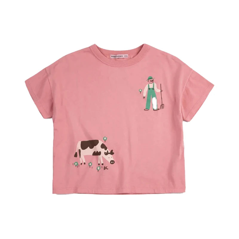 Summer 2026 New Kids T-shirt Shorts Set  Korean Boy Girl Letter Printed T-shirt Children's Casual Cute Short Sleeves Kids Tops