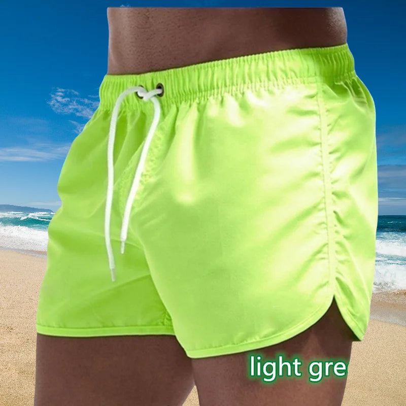 2025 New Man Swimwear Swim Shorts Trunks Beach Board Shorts Swimming Pants Swimsuits Mens Running Sports Surffing Shorts