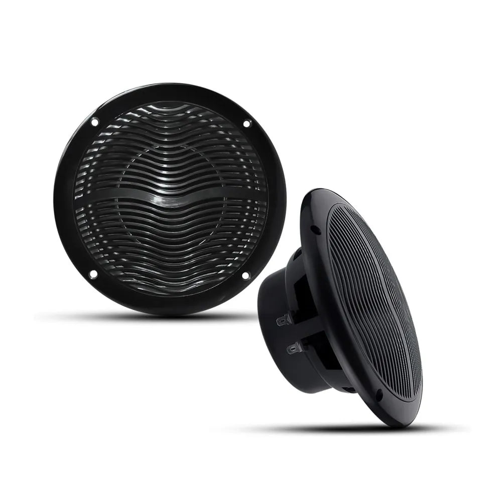 Herdio 6.5 Inch Marine Speaker 120W 2-Way Waterproof And Weather Resistant Outdoor Stereo Boat Speakers Perfect For ATV UTV