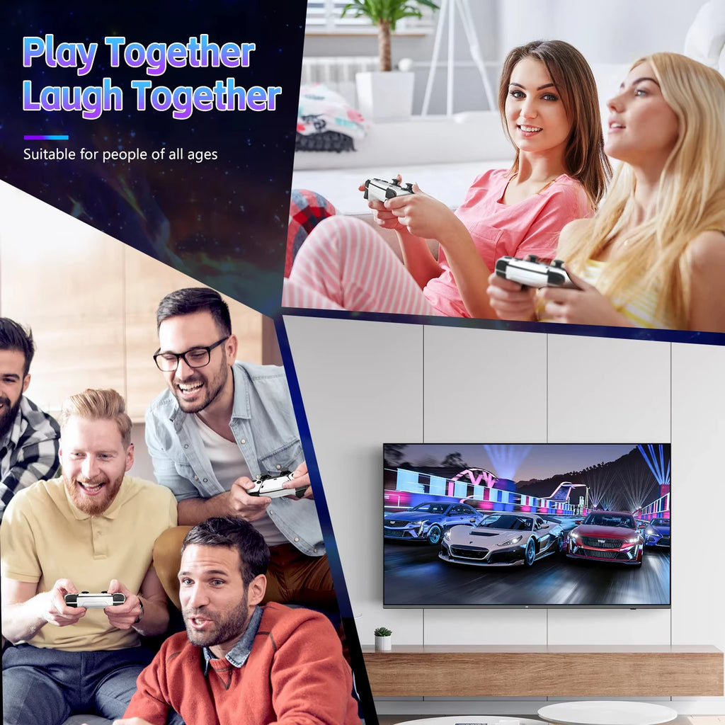 4K TV Game Stick M15 Video Game Console 64G Built in 20000 Games Wireless Controller Gamepad Retro Handheld Game Console