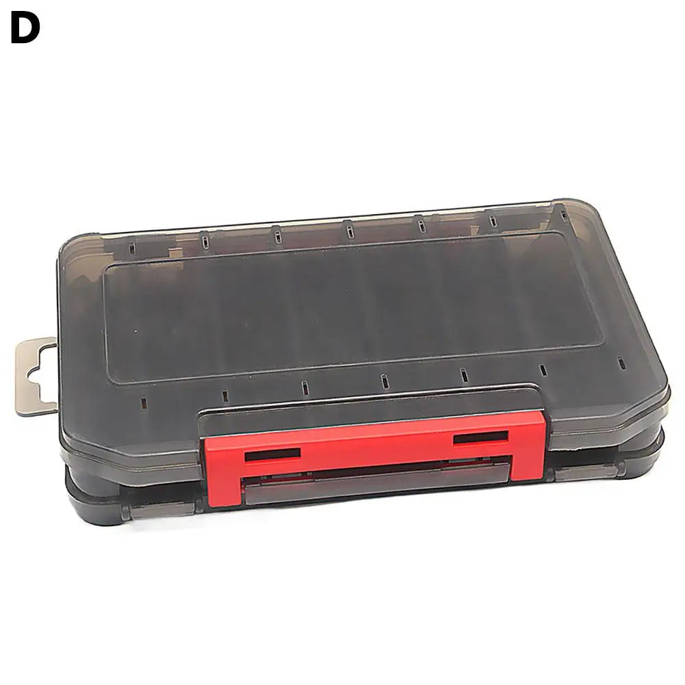 Fishing Tackle Box Lure Storage 14 Compartments Double Sided Open Case Strength Container Baits Gear Accesorios Pesca Tools Set