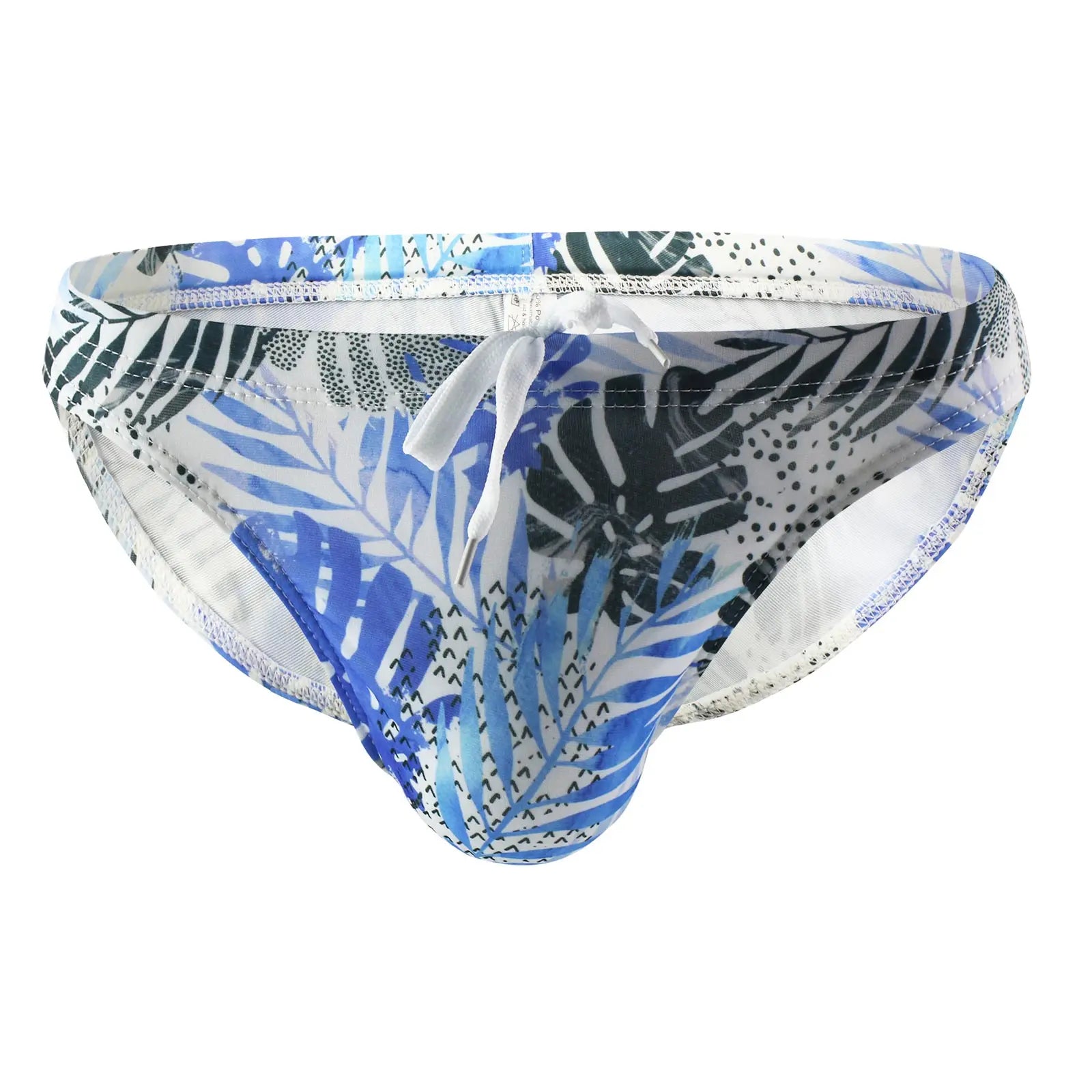 Mens Swimming Briefs Quick-dry Drawstring Swim Trunks Sexy Low Waist  Beachwear Comfortably Bathing Shorts
