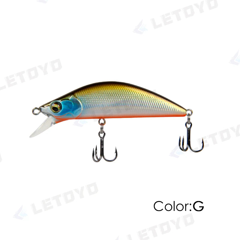 LETOYO 5g 50mm 8g 60mm 1.5-2.5m Depth Sinking Minnow Fishing Lure Artificiali Hard Baits Crankbait Wobblers Trout Bass Lure