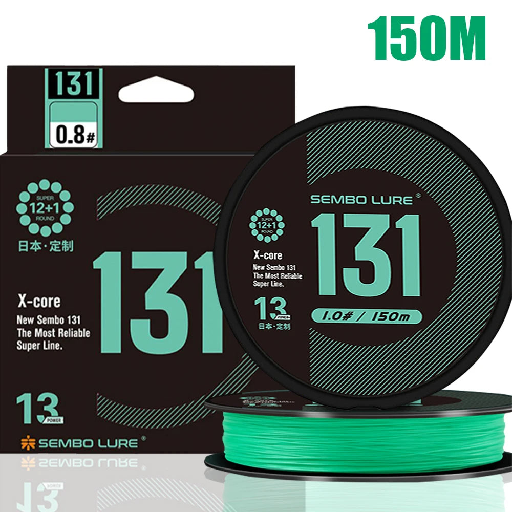 SEMBO 131 Braid Pe Fishing Line Super Strong Braided Line Japan Multifilament Wire For Carp Bass Fishing Line 150M/200M