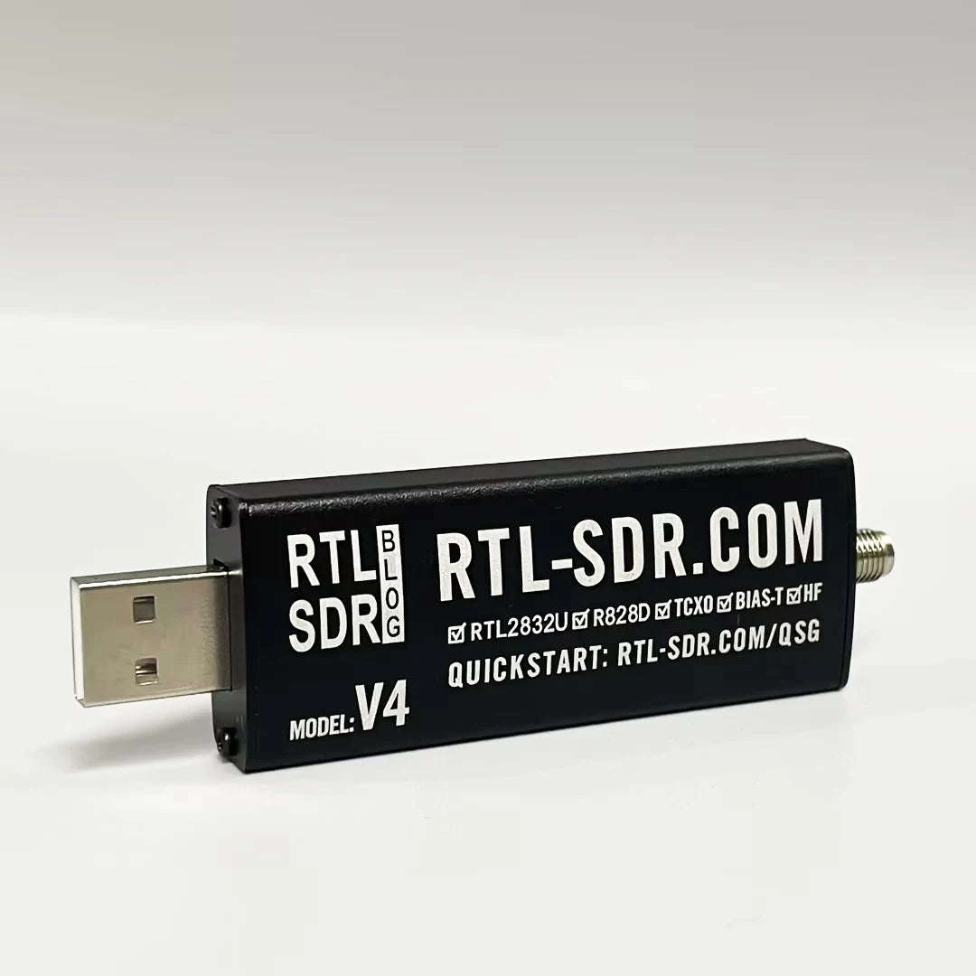 SDR V4 Software Defined Radio Receiver HTOOL RTL-SDR V4 RTL2832U 1PPM TCXO HF BiasT SMA Software Defined Radio + Antenna