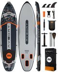 Myboat Waterproof  Extra Wide Inflatable Paddle Board 11'6''x35''x6''Adult Standing Style Aquatic Fishing With Accessories SUP