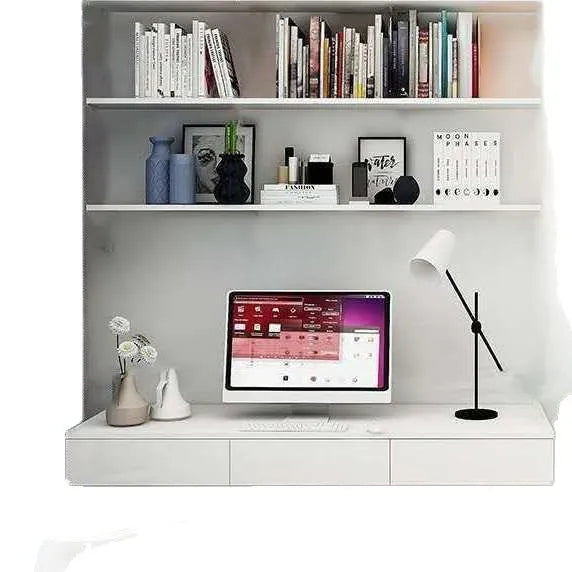 Hanging Vanity, Wall Mounted Vanity, Bedroom Wall Mounted Desk, Unpainted Density Board Material, Suitable for Bedroom Use