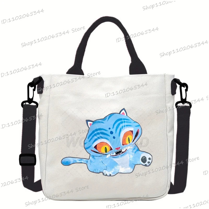 Fashion Woman Men Anime Cartoon Small Shoulder Bags Rumi Tiger Print Handbags Korean Ulzzang Student Crossbody Bag Gifts